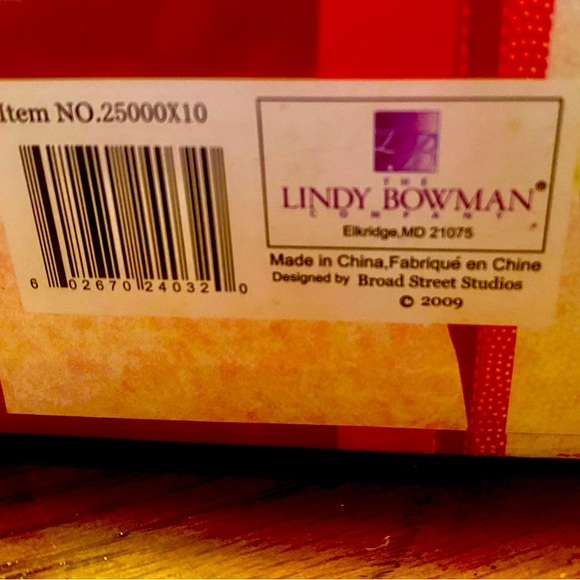 🎅LINDY BOWMAN🎅7 ASSORTED CONTEMPORARY SANTA CLAUS BOXES & 9-CT MINI BOWS NWT🎁 - Picture 10 of 10